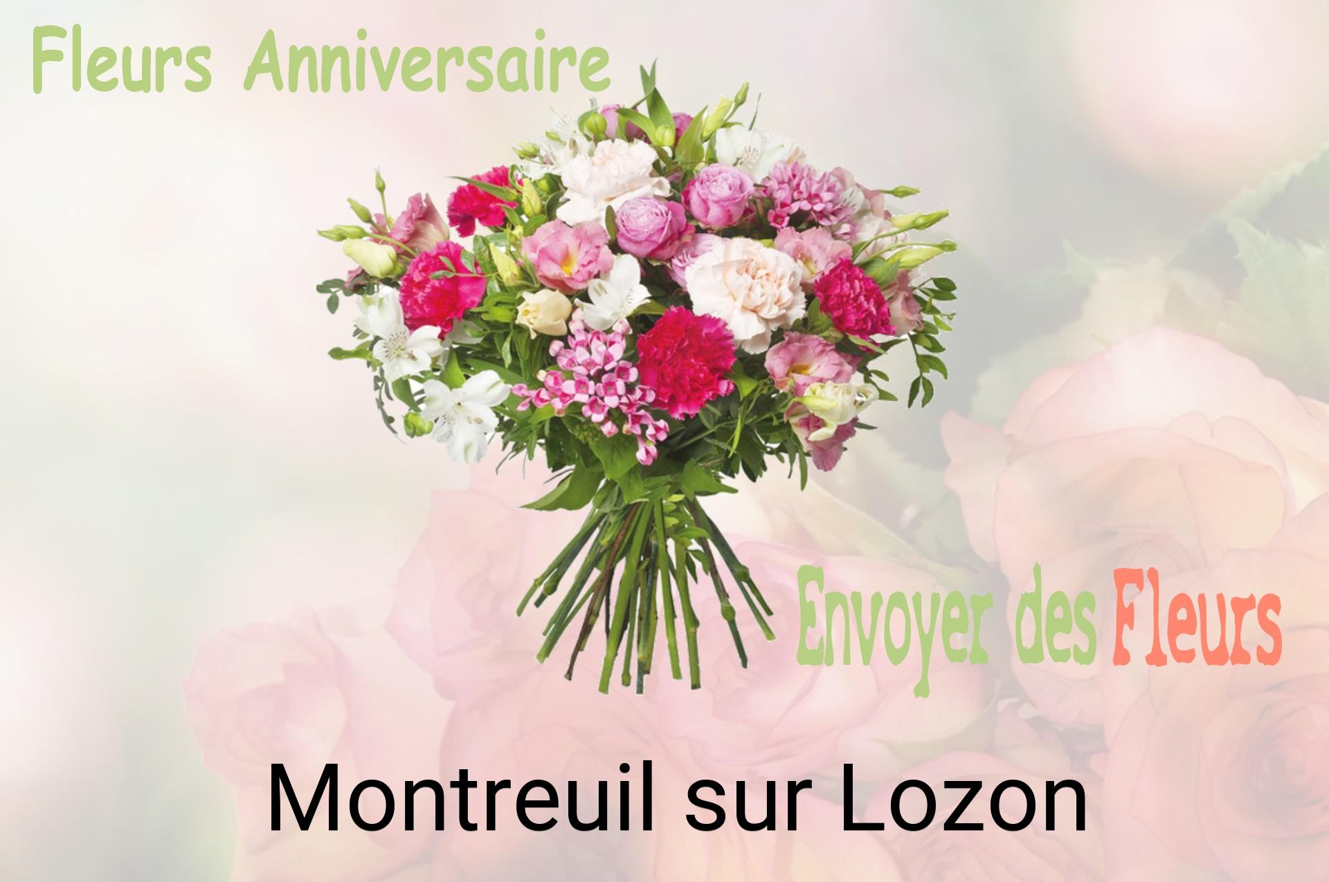Bouquet de fleurs d’anniversaire livré à Montreuil-sur-Lozon