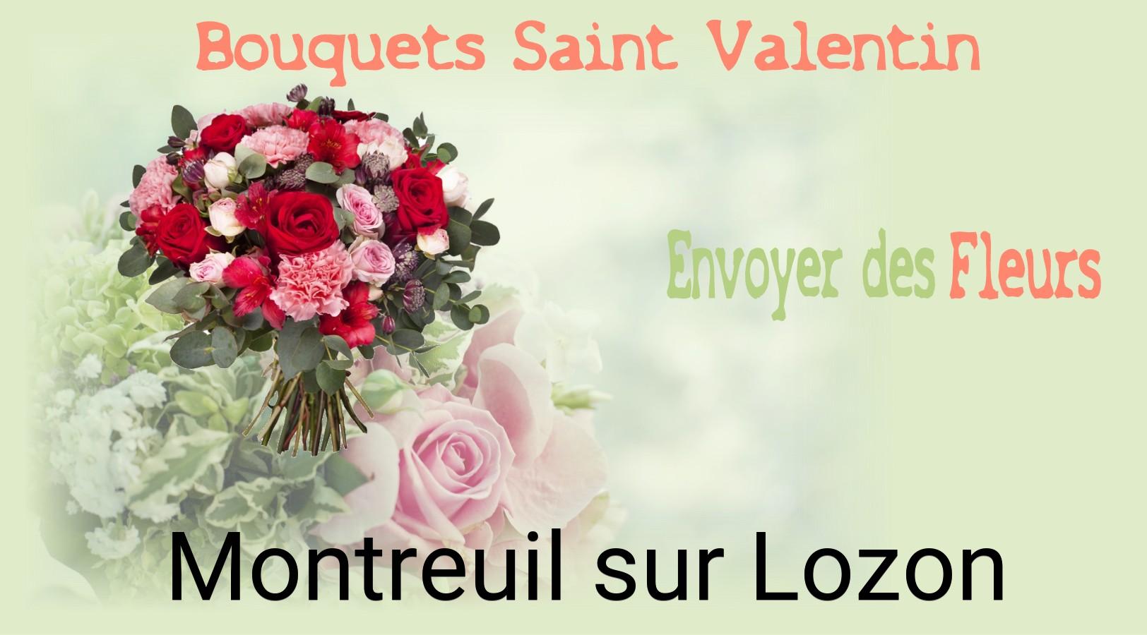 Roses de Saint-Valentin livrées à Montreuil-sur-Lozon